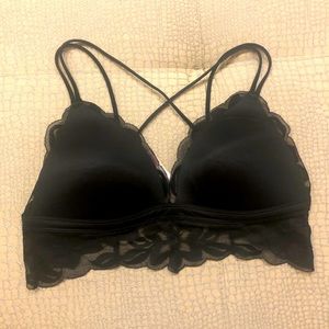 PINK size large push up bra